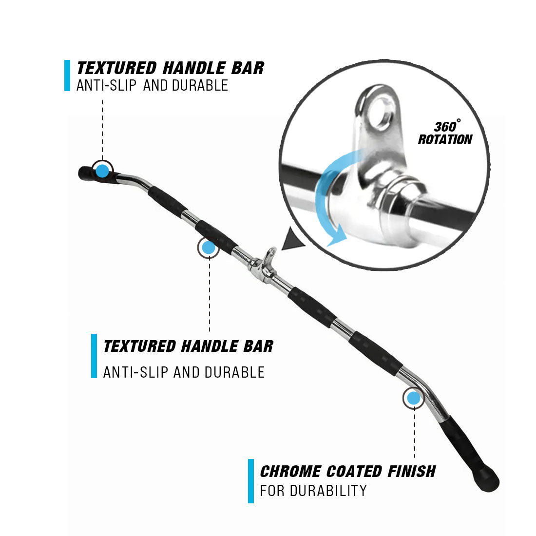 2000 48" Lat Pulldown Bar
