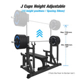 J-Cups height adjustable