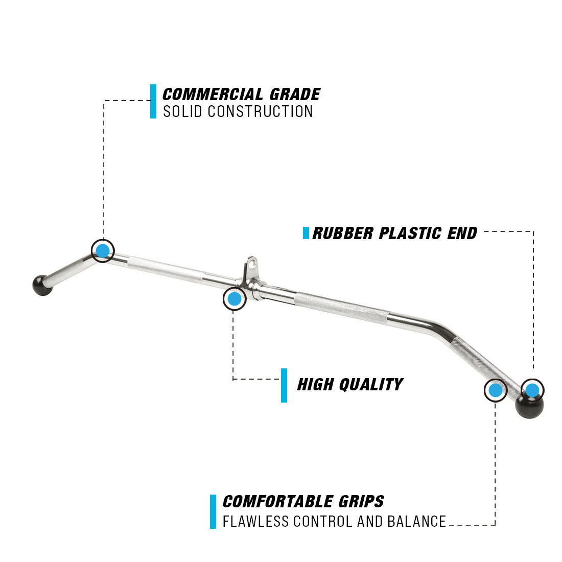 1000 48" Lat Pulldown Bar