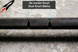Dual Lifting Marks with No Center Knurl
