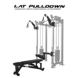 versatile multi-functional attachment - lat pulldown