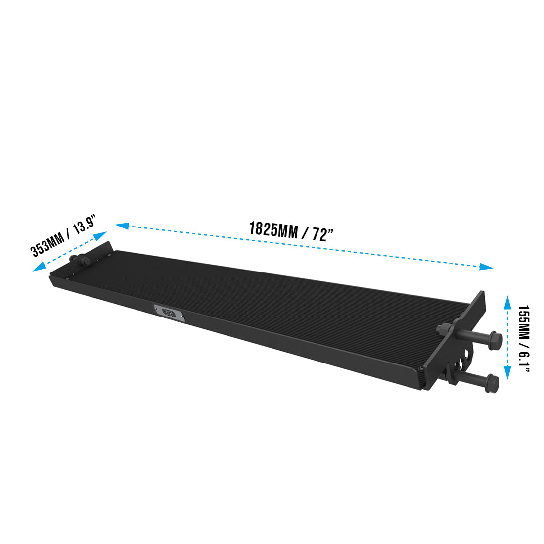 RX3 72" Adjustable Kettlebell and Dumbbell Shelf