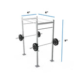 Add monkey bars spaced 2' apart throughout 4' length section
