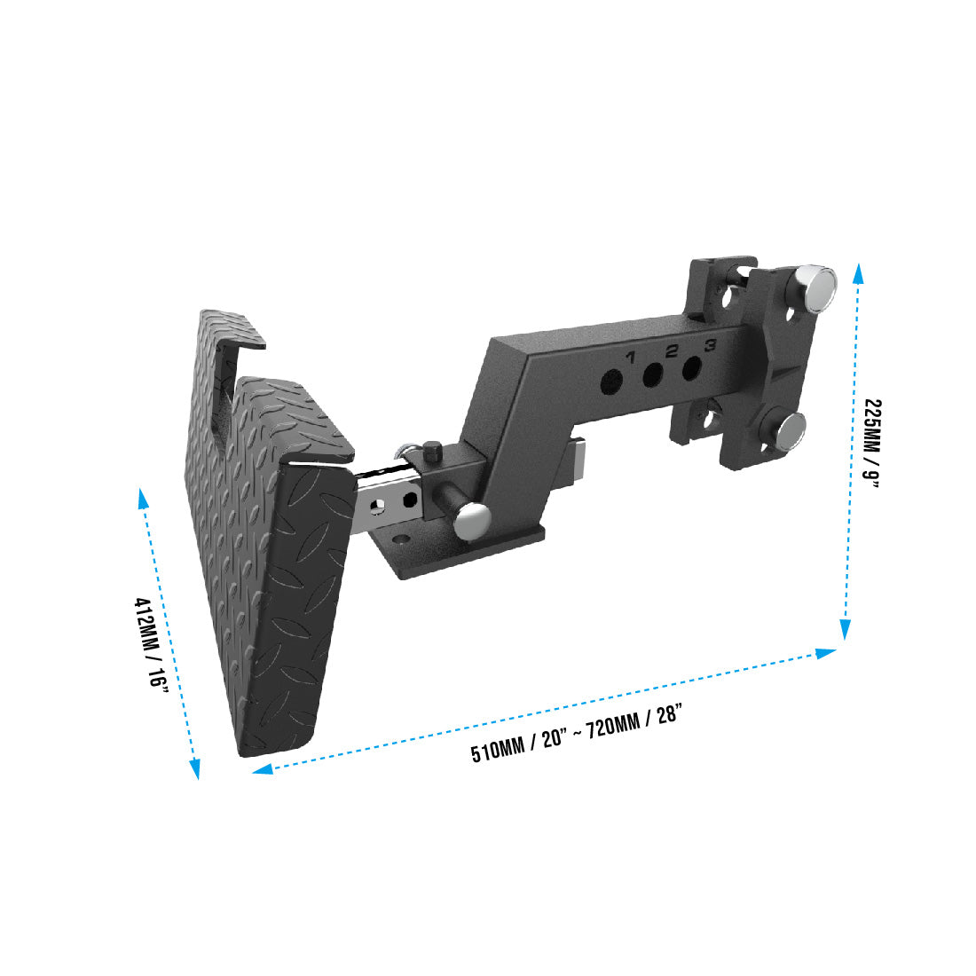 RX3 Adjustable Foot Plate 2.0