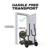 Xebex Fitness XT3 Plus V2 Sled Stores vertically to save space and designed to fit through standard doorways
