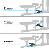 positions adjustable