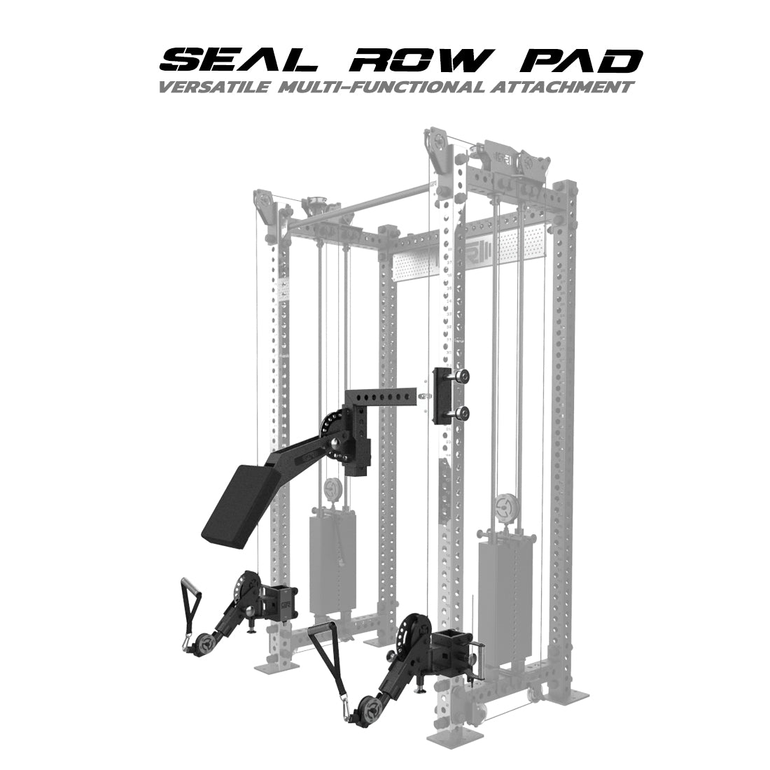 versatile multi-functional attachment - seal row pad