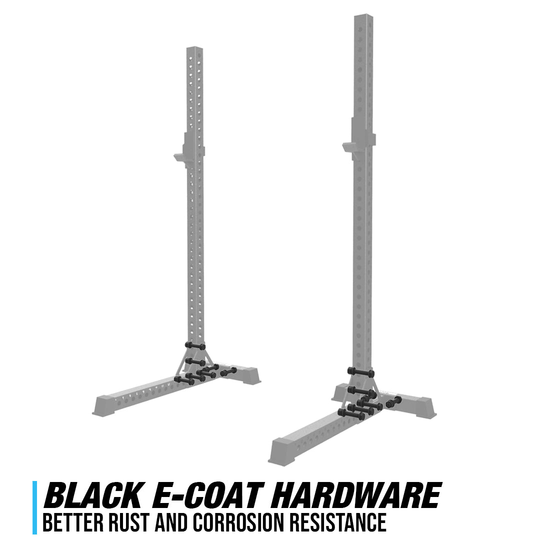 Included Black E-coat Hardware