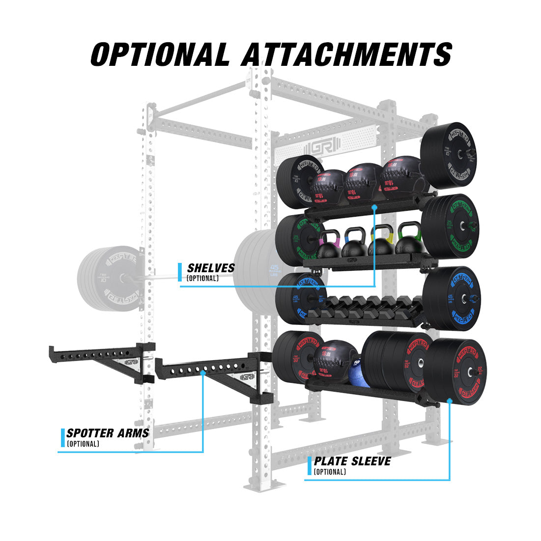 optional attachments