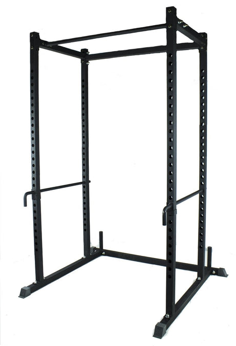 Pro Power Cage: Comes with (2) J-Cups, (2) Safety Spots, and Bumper Storage