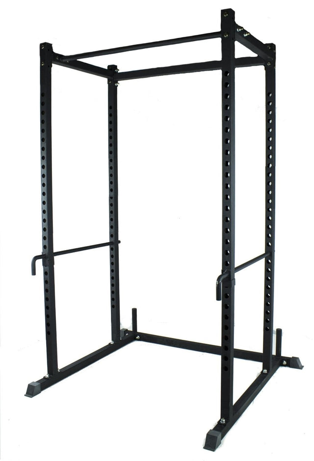 Pro Power Cage: Comes with (2) J-Cups, (2) Safety Spots, and Bumper Storage