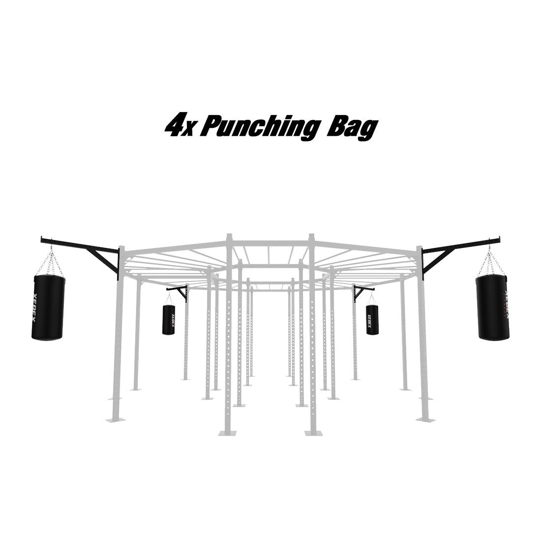 Circular rig - Basic Additional Accessories: 4x Punching Bags with 4x hangers