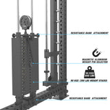 2x 200LB weight stacks