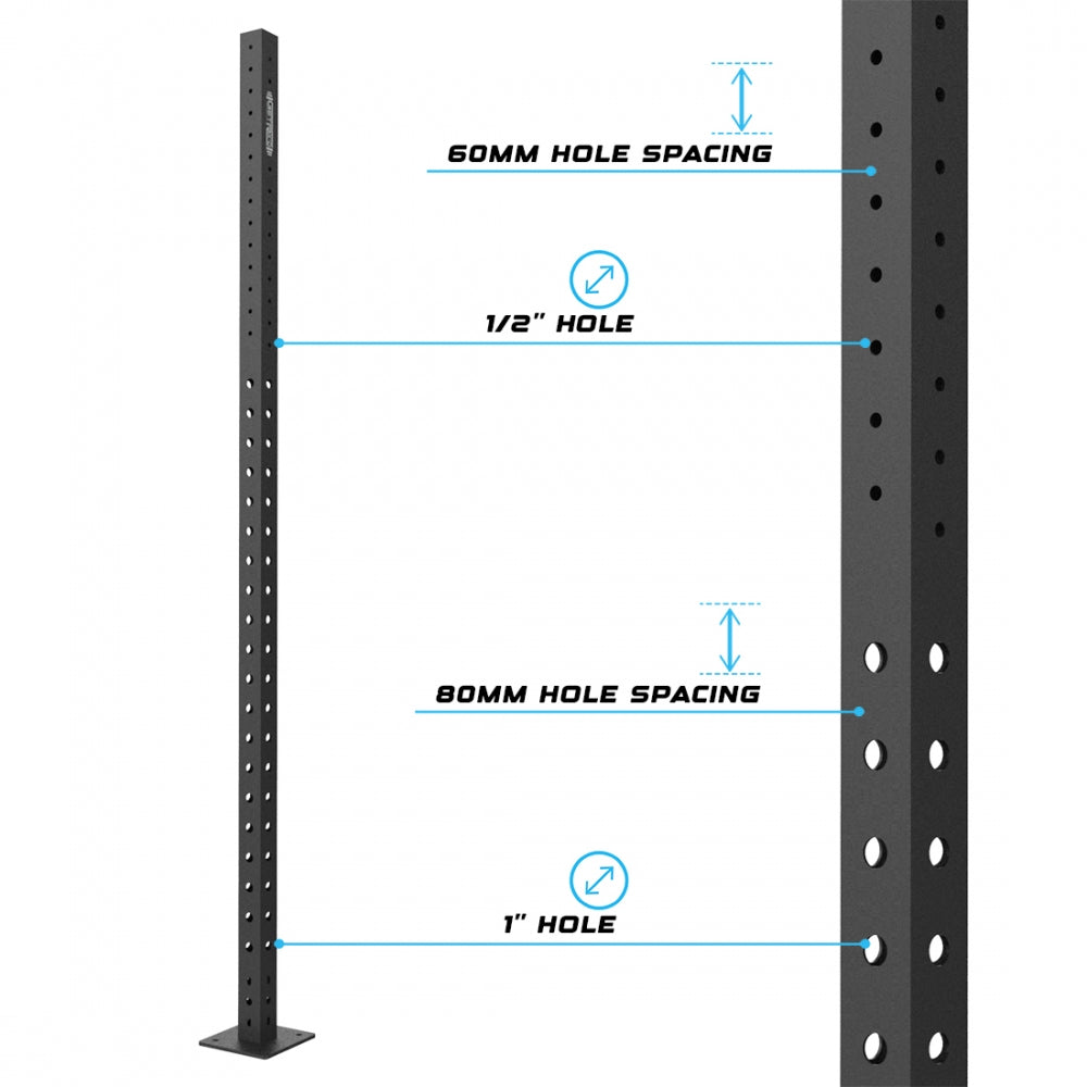 HRHL-400 Builder® Half Rack with Lat Pulldown and Low Row Attachment