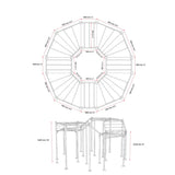 Circular rigs - advance  Dimension