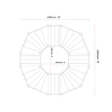 Circular rigs - advance  Dimension