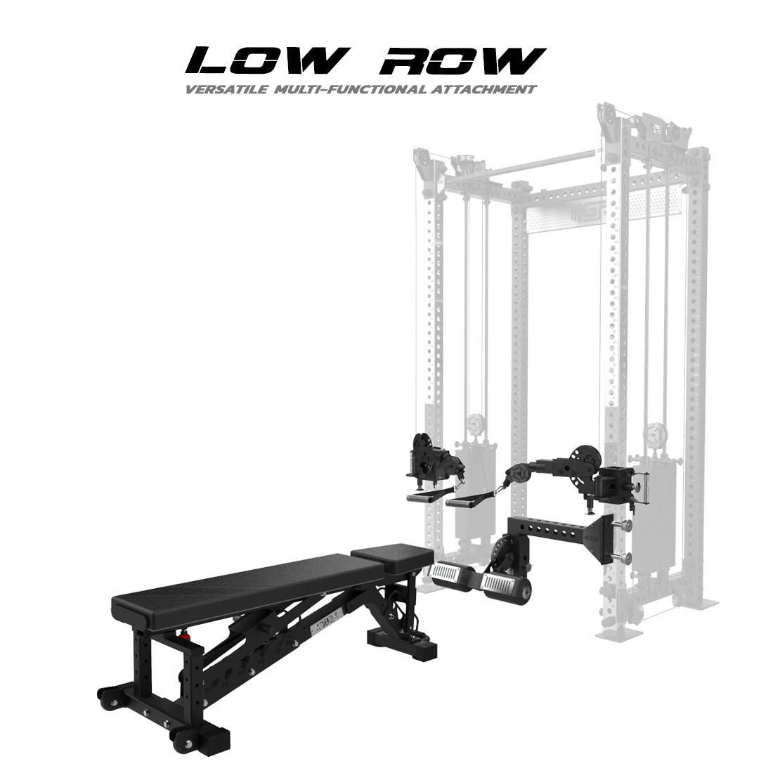 versatile multi-functional attachment - low row