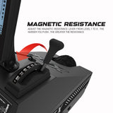 Xebex Fitness XT4 Sled Magnetic resistance level can be adjusted from 1 through 8