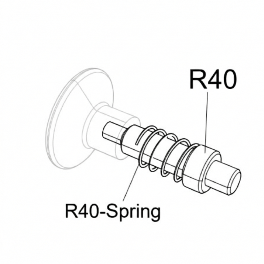 18mm Tornado Pop PIN Set (Knob, PIN, Spring)