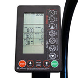Xebex Fitness Air Bike Console: Set-Distance, Pre-Set Programs, Heart Rate, Distance Tracking, Calorie Tracking, Speed, and more!