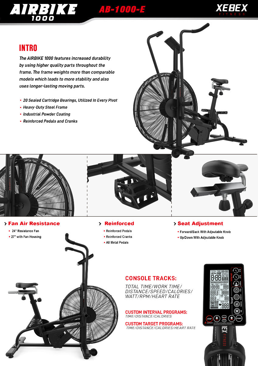 Xebex Air Bike 1000 [Available 9/23]