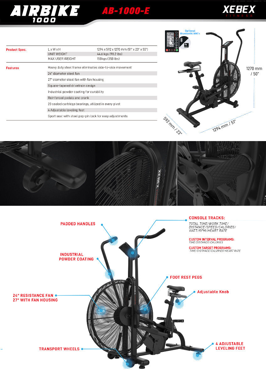 Xebex Air Bike 1000 [Available 9/23]