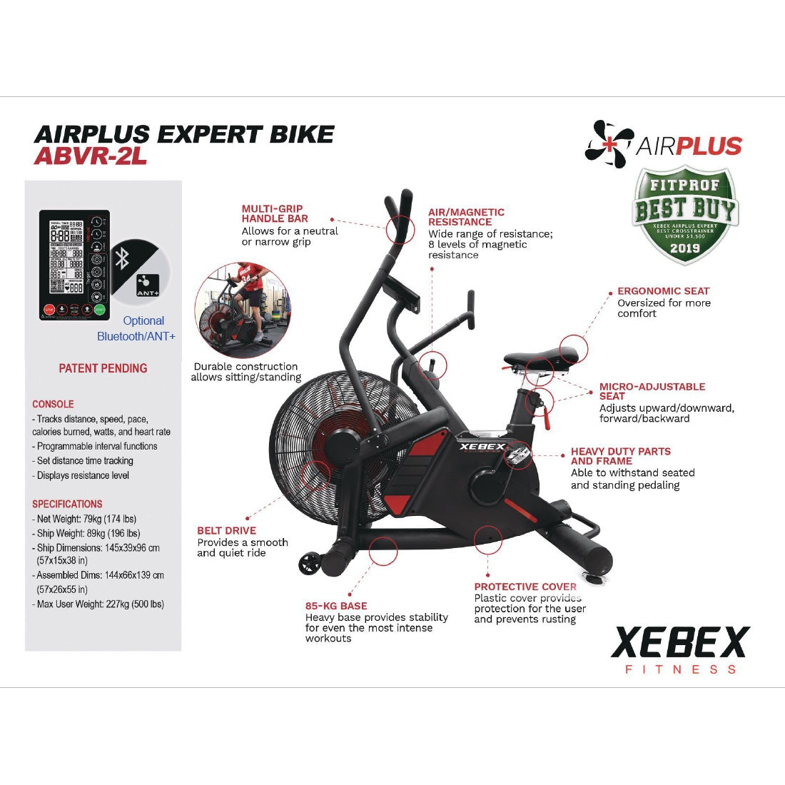 Xebex AirPlus Expert Bike 3.0  [Available 9/23]