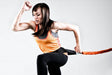 Comes with: (1) Anchor (1) Power Pull Belt (1) 6' Stretchable Resistance with Cover