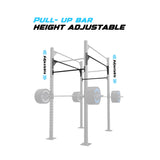 4' Freestanding Builder® Pull Up Rig Pull-Up Bar and Crossbar Adjustability