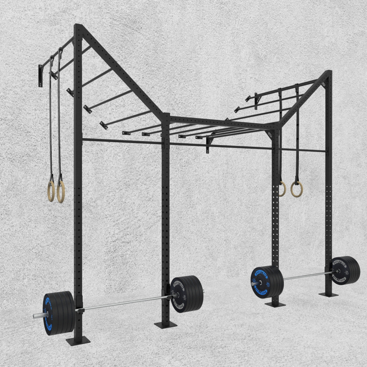 14' Wall-Mount Builder® Pull Up Rig: Advanced 1