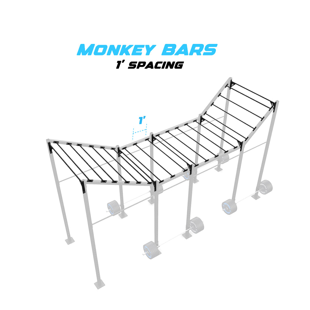 20' Freestanding Builder® Pull Up Rig 1' Spacing
