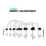 24' Freestanding Builder® Pull Up Rig J-Cup adjustability
