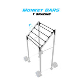 4' Freestanding Builder® Pull Up Rig 1' Spacing