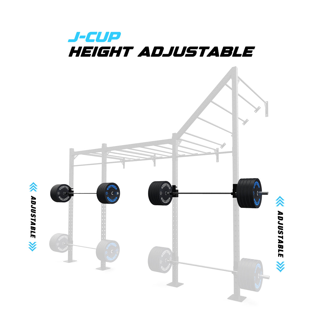 14' Wall-Mount Builder® Pull Up Rig J-Cup adjustability
