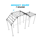 20' Freestanding Builder® Pull Up Rig 1' Spacing
