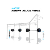 20' Wall-Mount Builder® Pull Up Rig J-Cup adjustability
