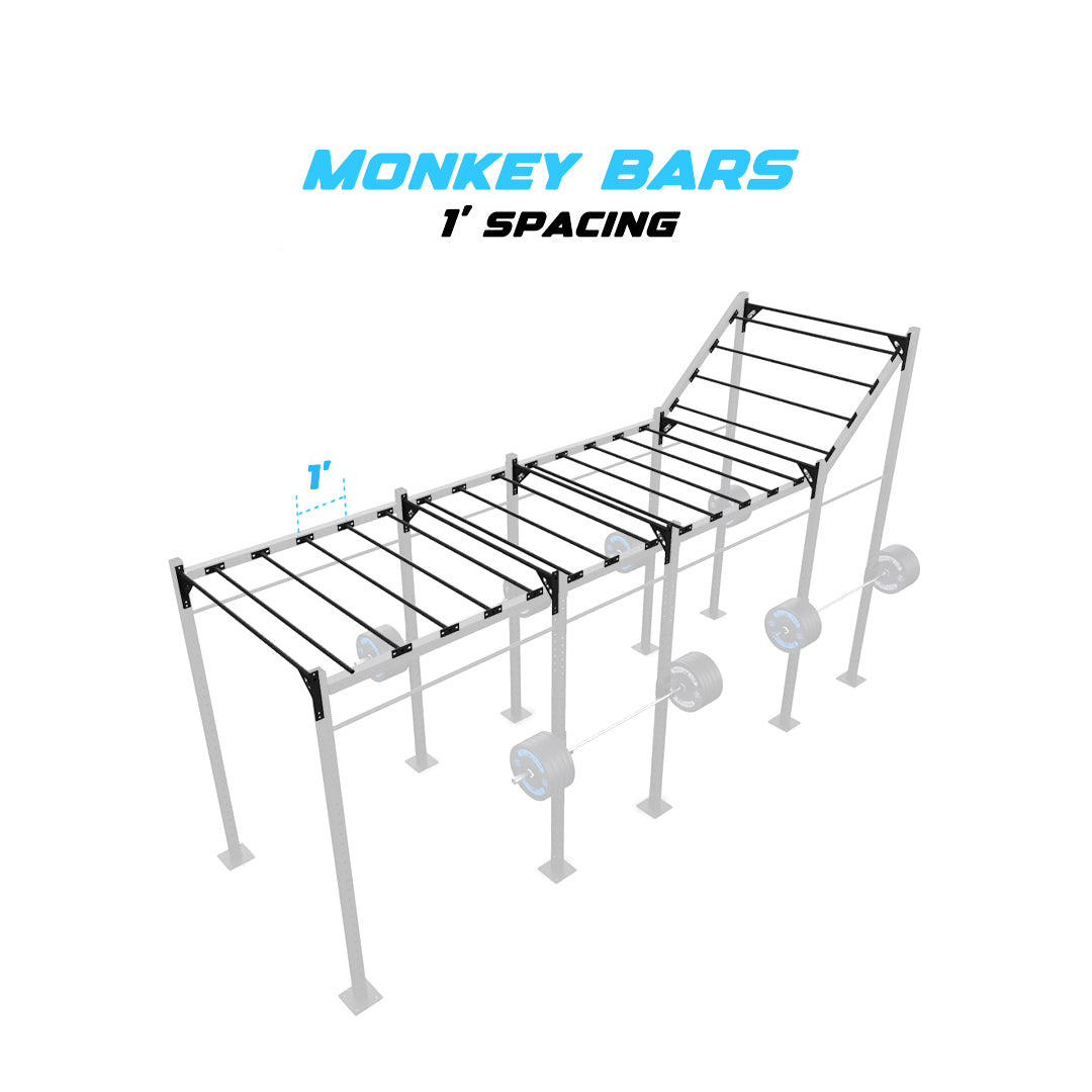 20' Freestanding Builder® Pull Up Rig 1' Spacing
