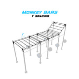 20' Freestanding Builder® Pull Up Rig 1' Spacing
