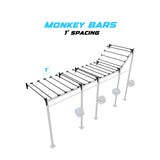 20' Wall-Mount Builder® Pull Up Rig 1' Spacing
