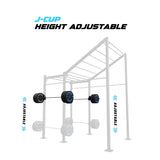 10' Freestanding Builder® Pull Up Rig J-Cup adjustability