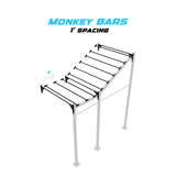 10' Wall-Mount Builder® Pull Up Rig 1' Spacing
