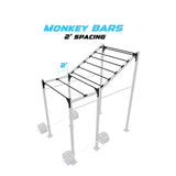 10' Freestanding Builder® Pull Up Rig 2' Spacing