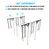 14' Freestanding Builder® Pull Up Rig 12' Upright Features
