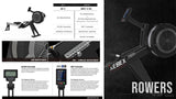 Xebex AirPlus Rower 4.0 Smart Connect