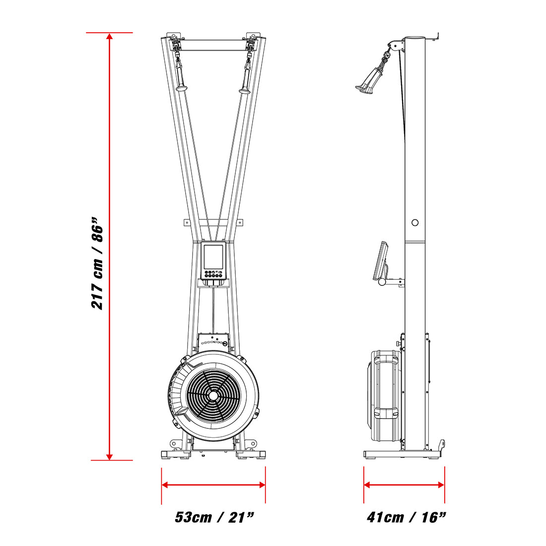 Xebex Fitness AirPlus Ski Trainer Smart Connect