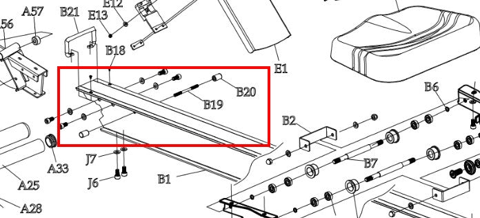 AR-2-PT-B20-B19: Seat Carriage Stopper Set