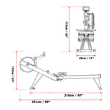 Xebex Air Rower 2.0 Smart Connect
