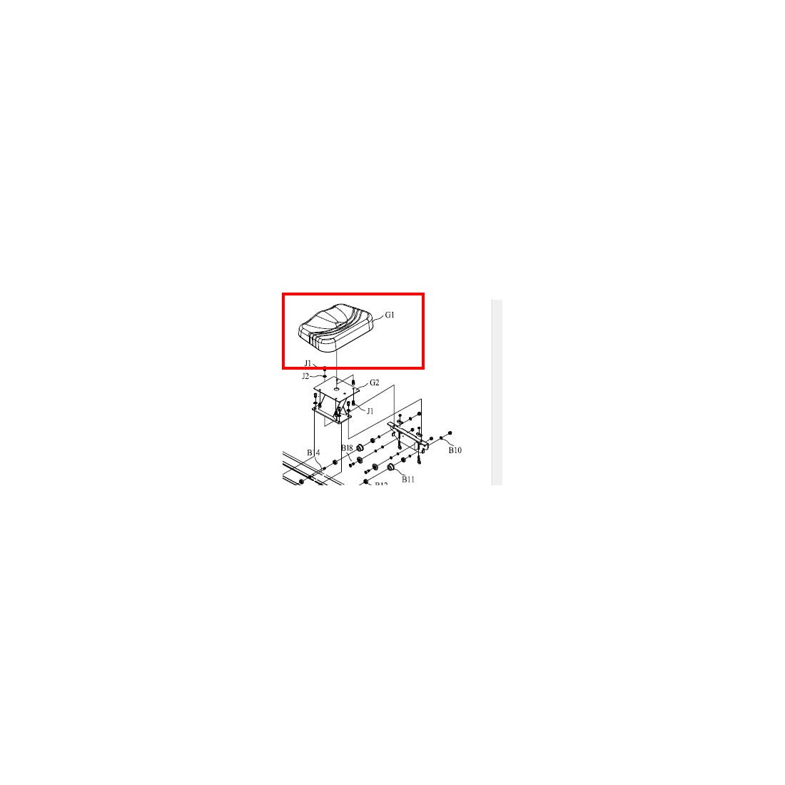AR-2-PT-F: Seat for Rower 2.0 - compatible with AR-3GL. Same item as AR-3GL-PT-G1 from AR-3GL owner's manual.	
