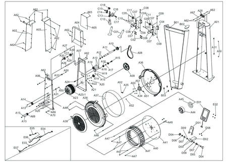 Xebex Fitness Air Ski Trainer Eco Assembly Manual