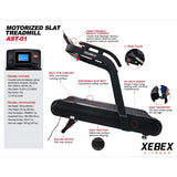 Xebex FreeRun Motorized Treadmill Smart Connect